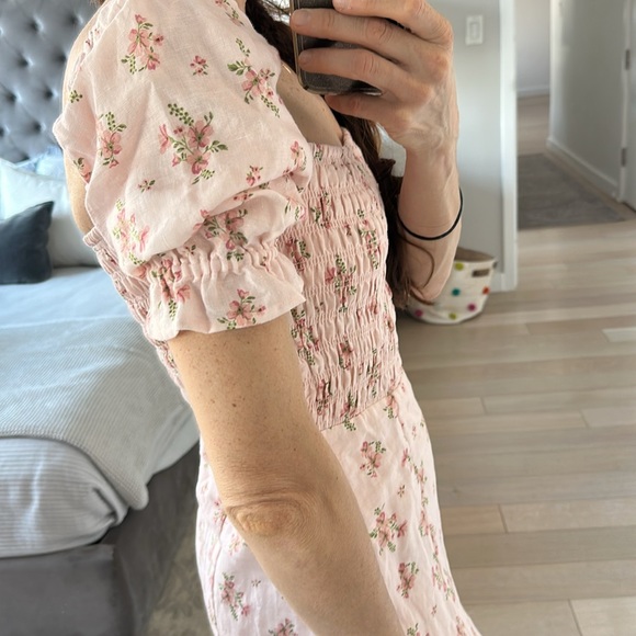 & other stories linen floral dress - Picture 5 of 8